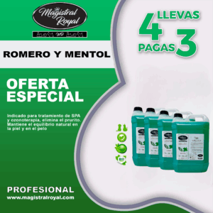 Promoción champú romero y mentol para perros (4×3)